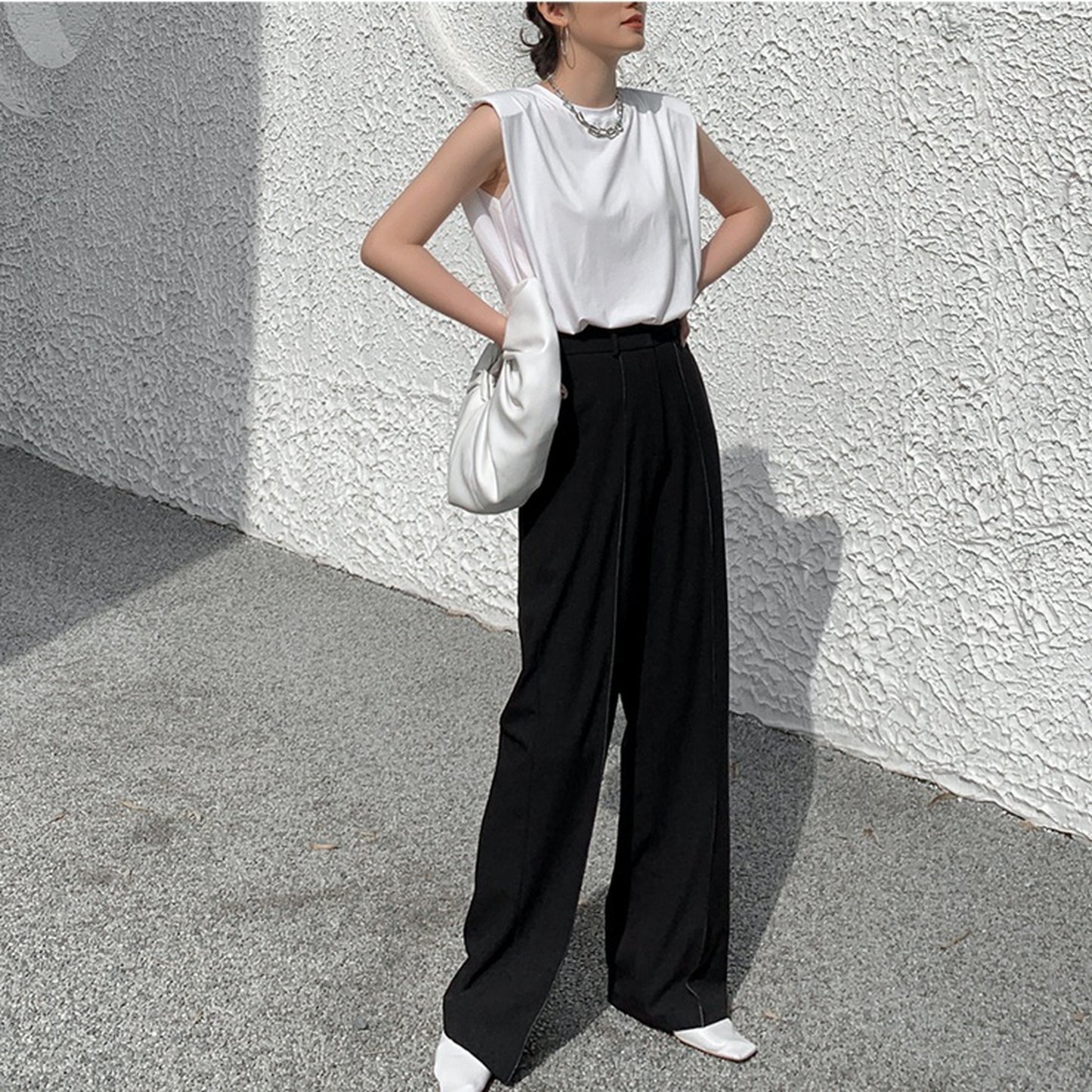 Shoulder pad T shirt 5711