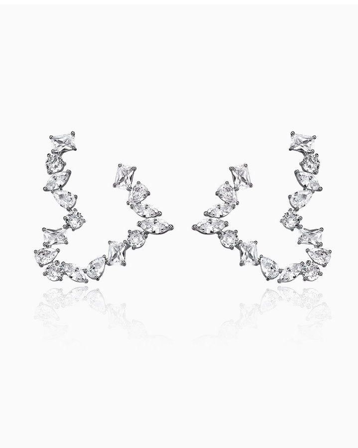 Zircon Heart Earrings Pendant Head HL9777