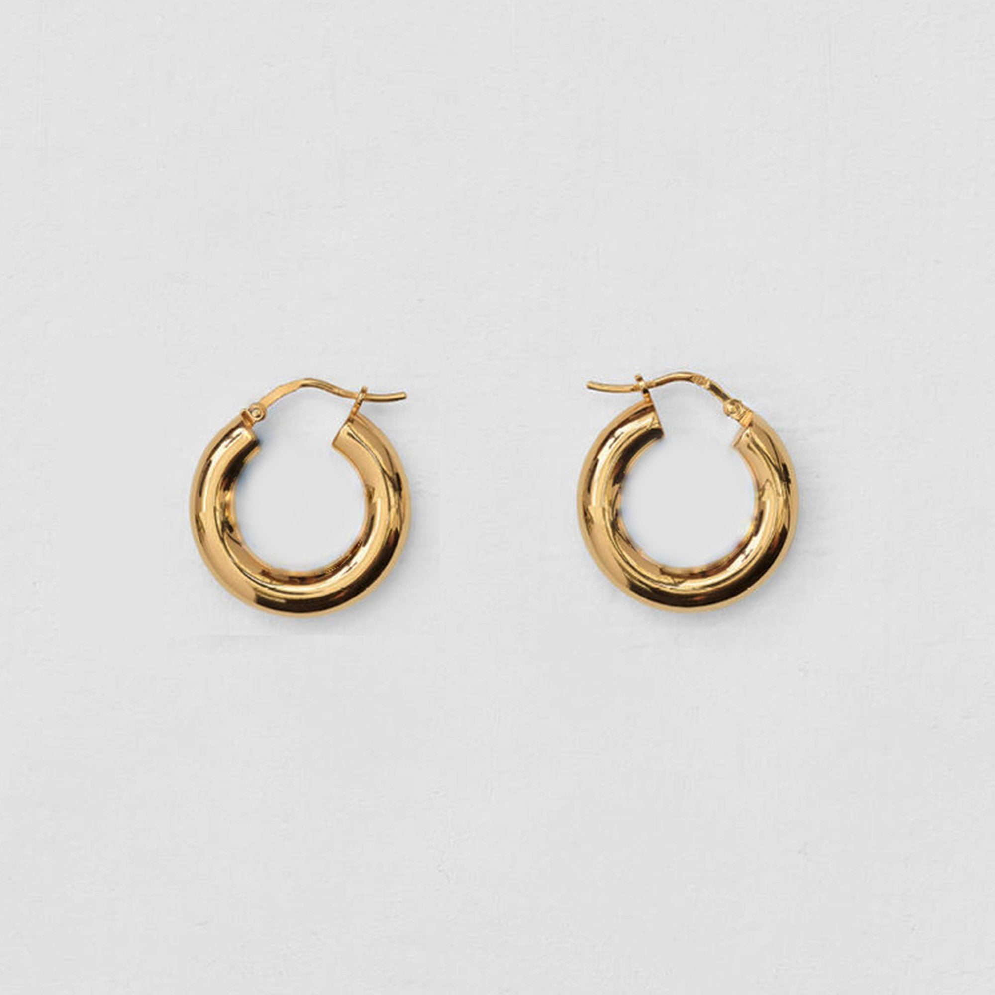 Circle Gold Earrings_5695
