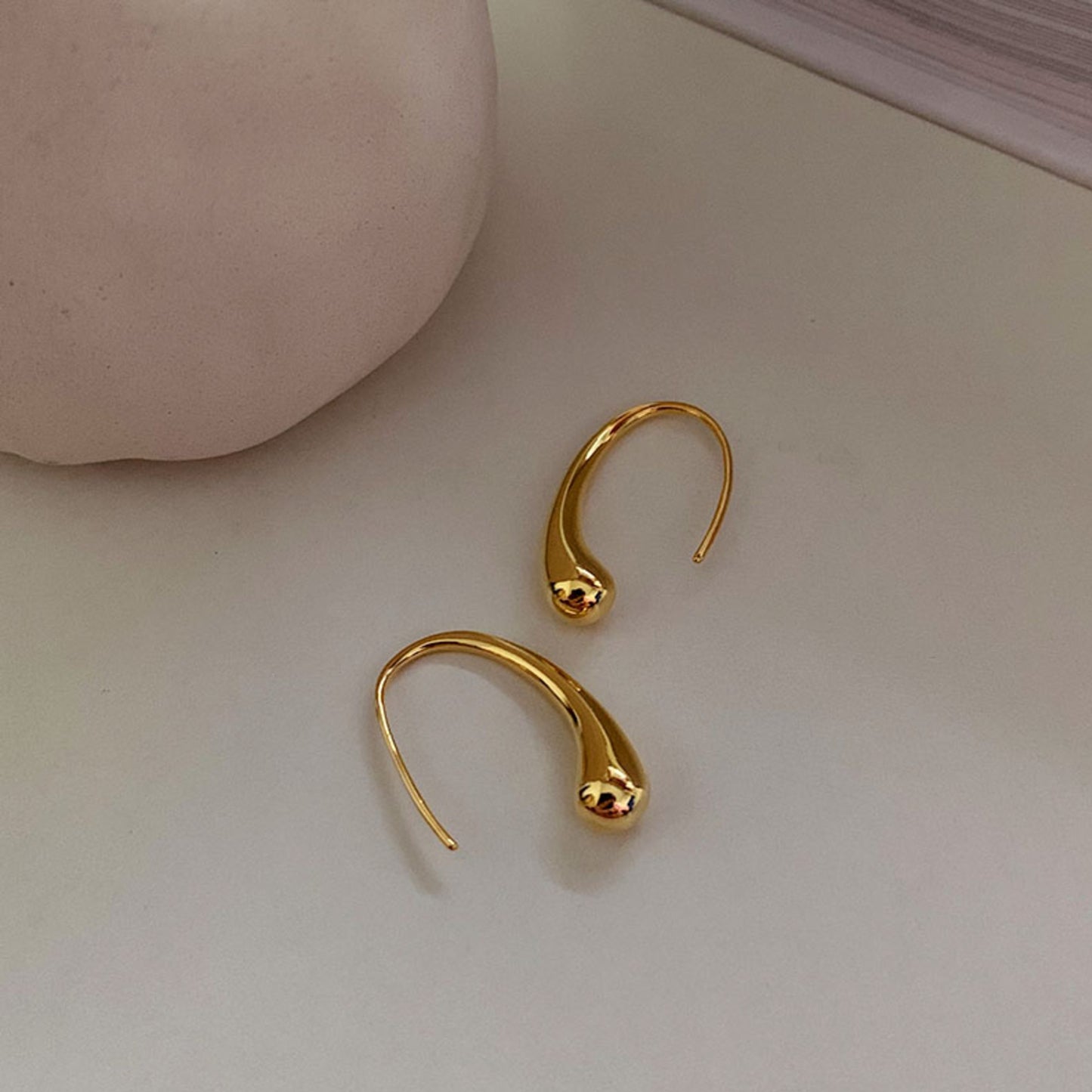 minimal drop earrings 5527