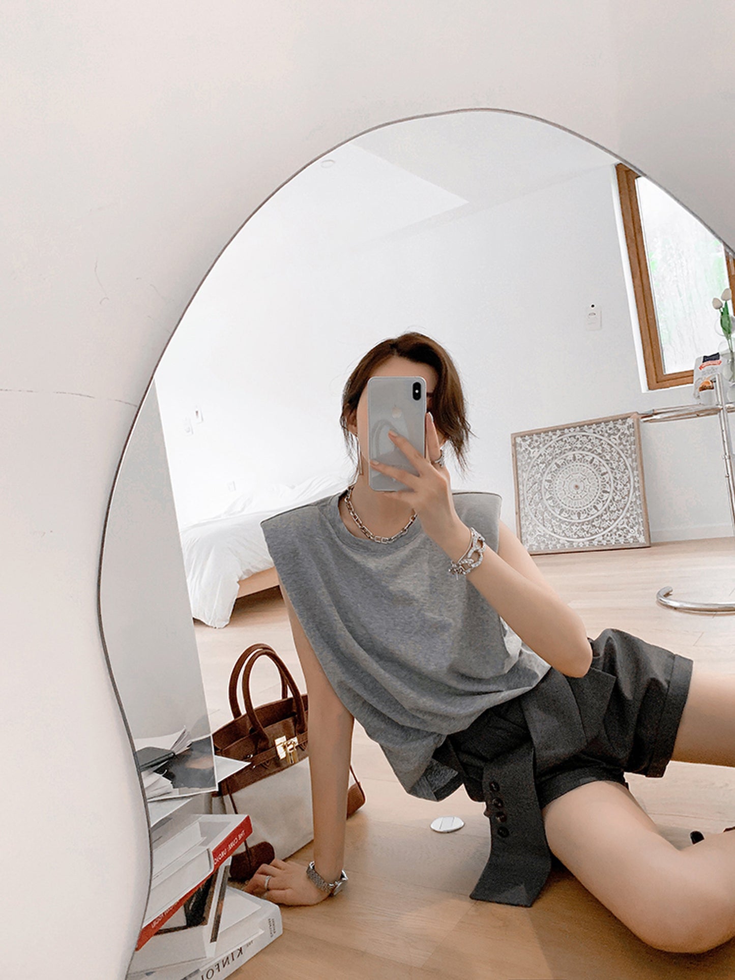 Shoulder pad T shirt 5711