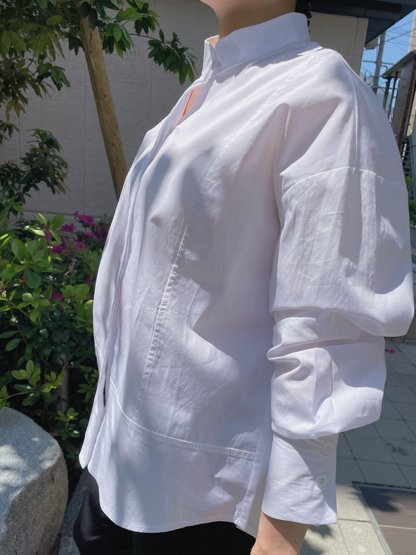 Stand Collar Shirt_5640