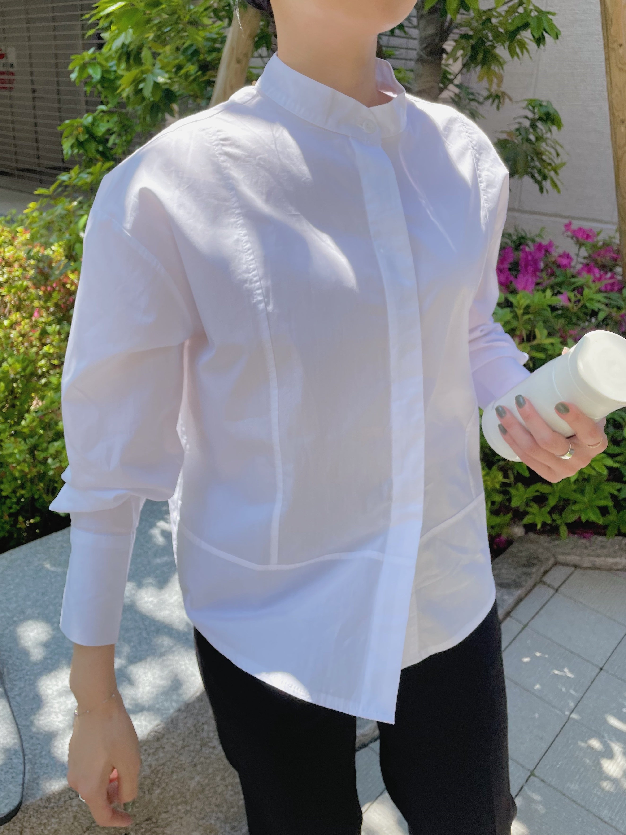 Stand Collar Shirt_5640