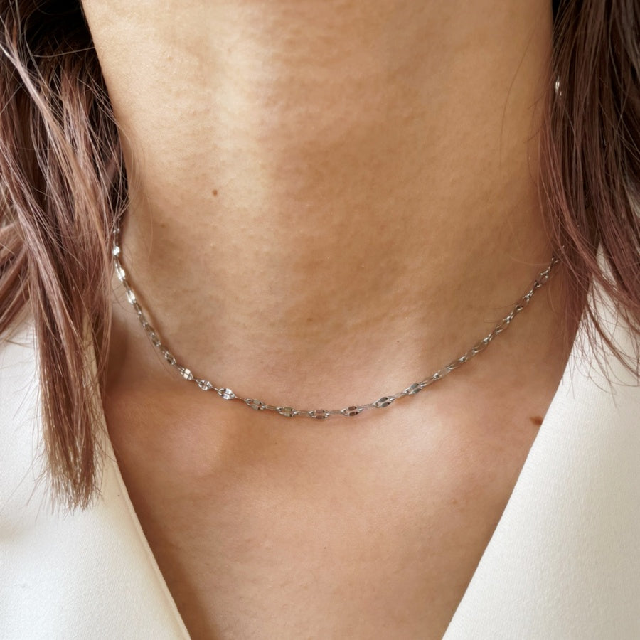 【即納】Petal Chain Skin Necklace_LCHK/N0001