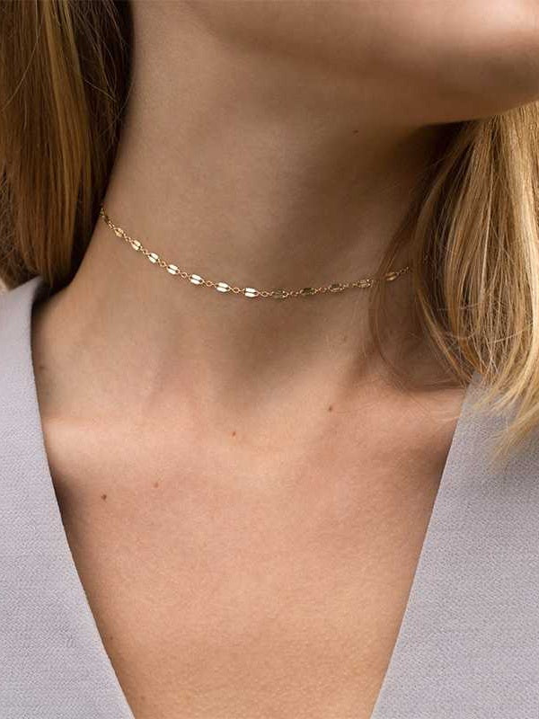 Petal Chain Skin Necklace_LCHK/N0001