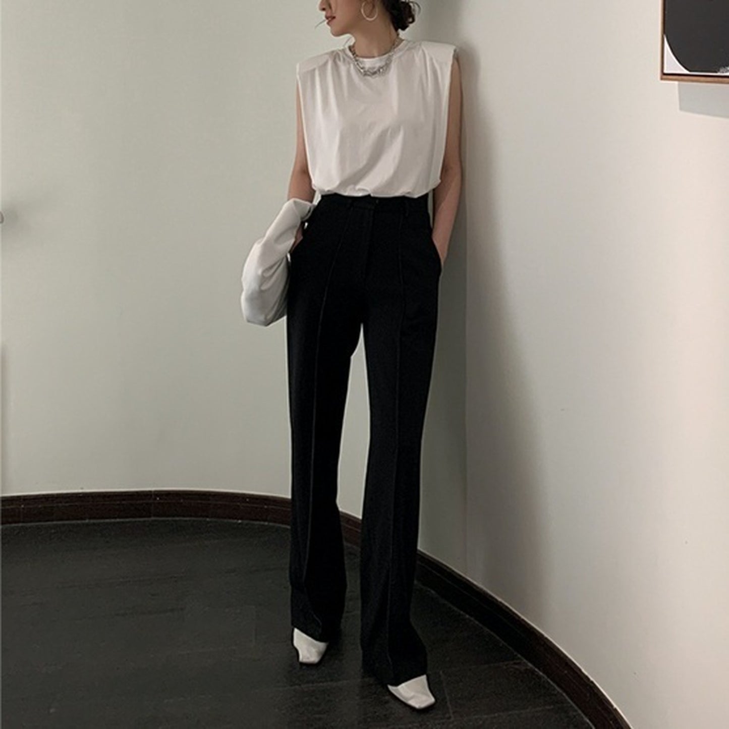 Shoulder pad T shirt 5711