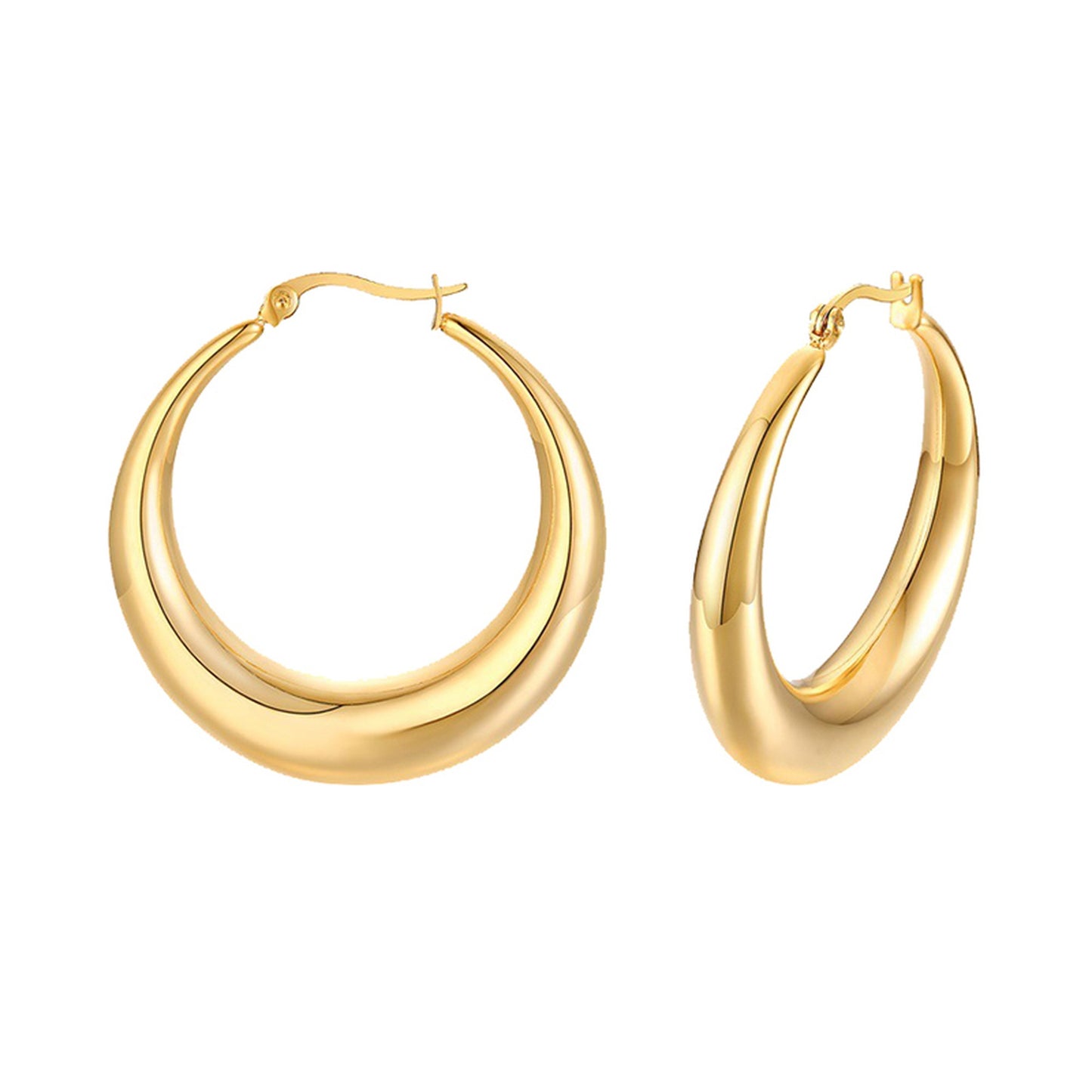 Minimalist Hoop Earrings 5519