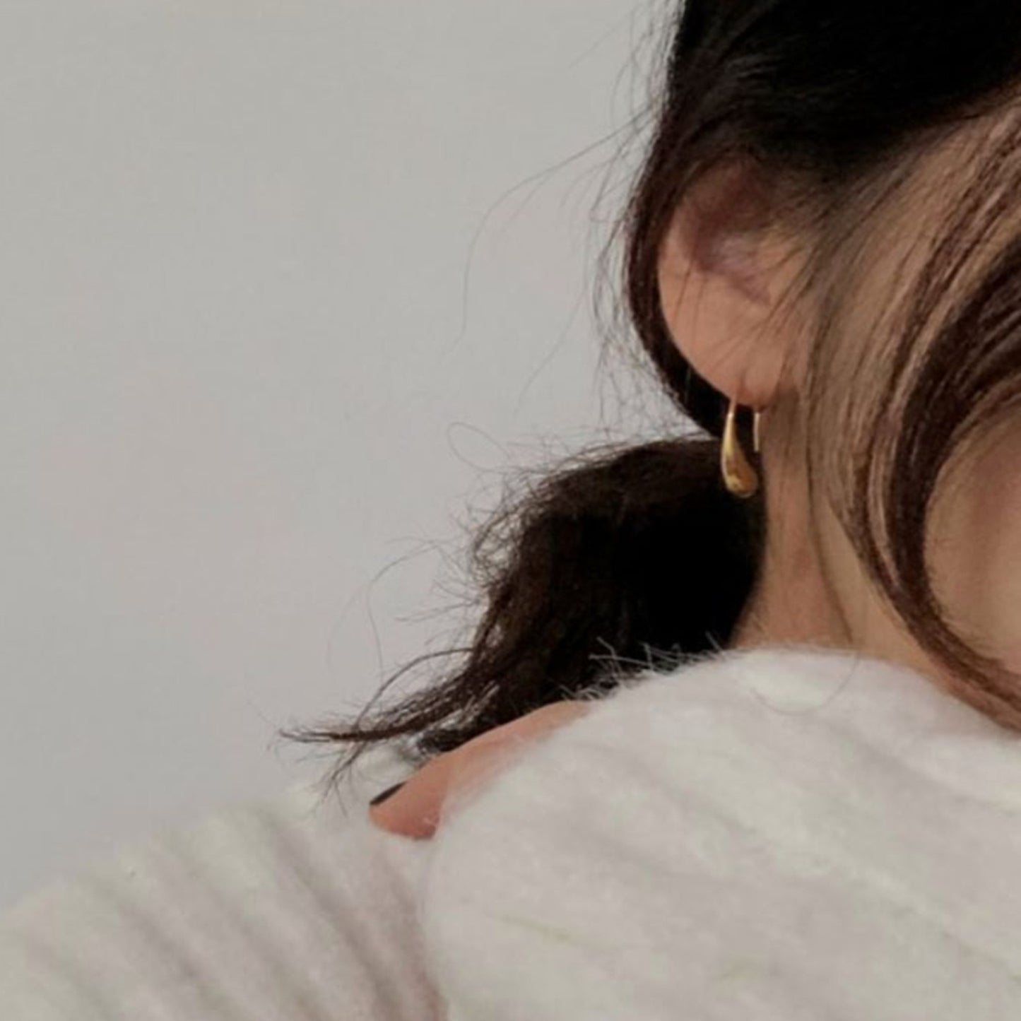 minimal drop earrings 5527