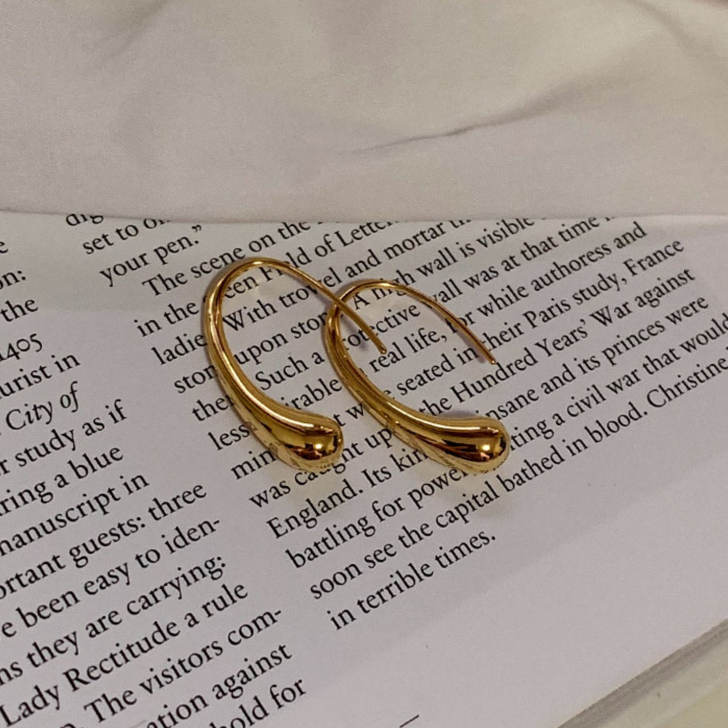 minimal drop earrings 5527