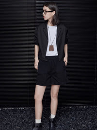 Notched lapel short jacket_BDHL4705