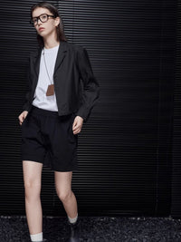 Notched lapel short jacket_BDHL4705