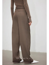 Cutaway Waist Wide Leg Pants_BDHL4907