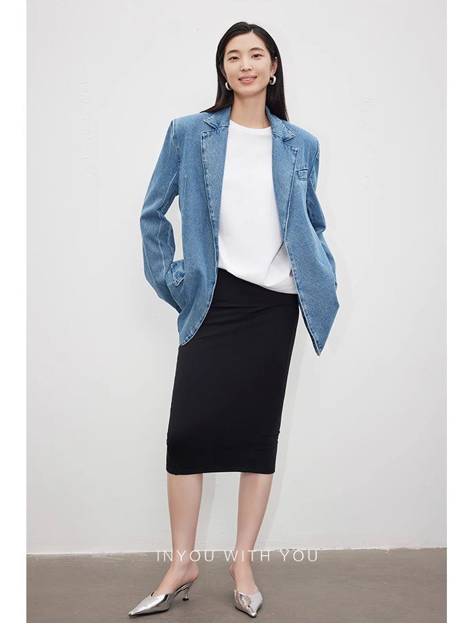 Round Neck Long Sleeve Shirt_BDHL4915