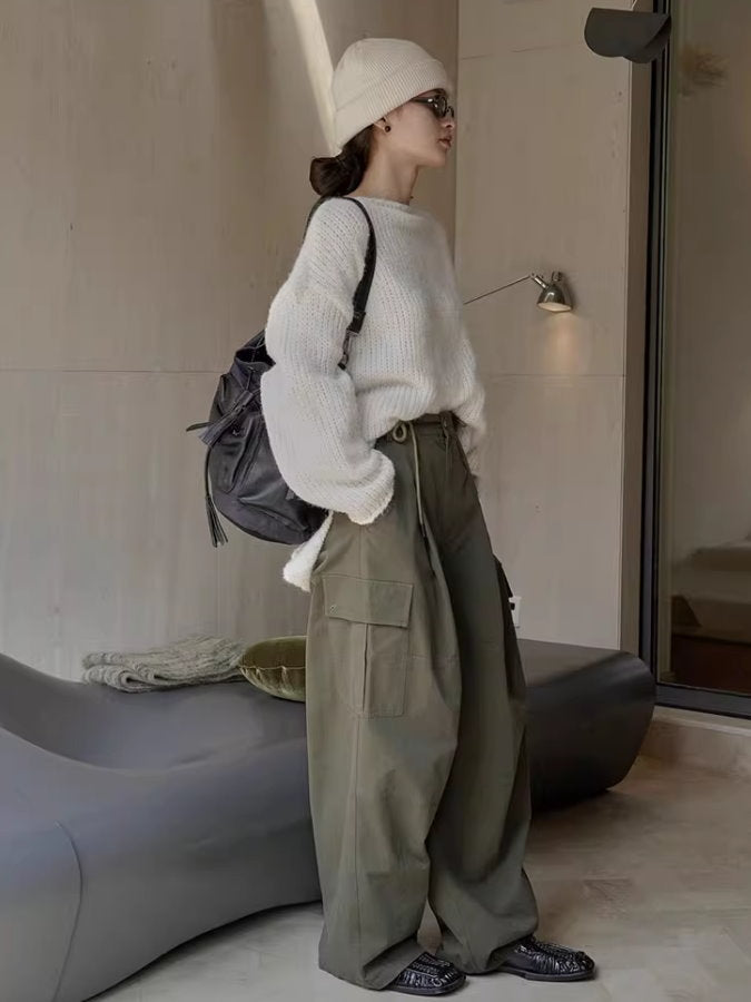 High-waisted cargo pants_BDHL4989