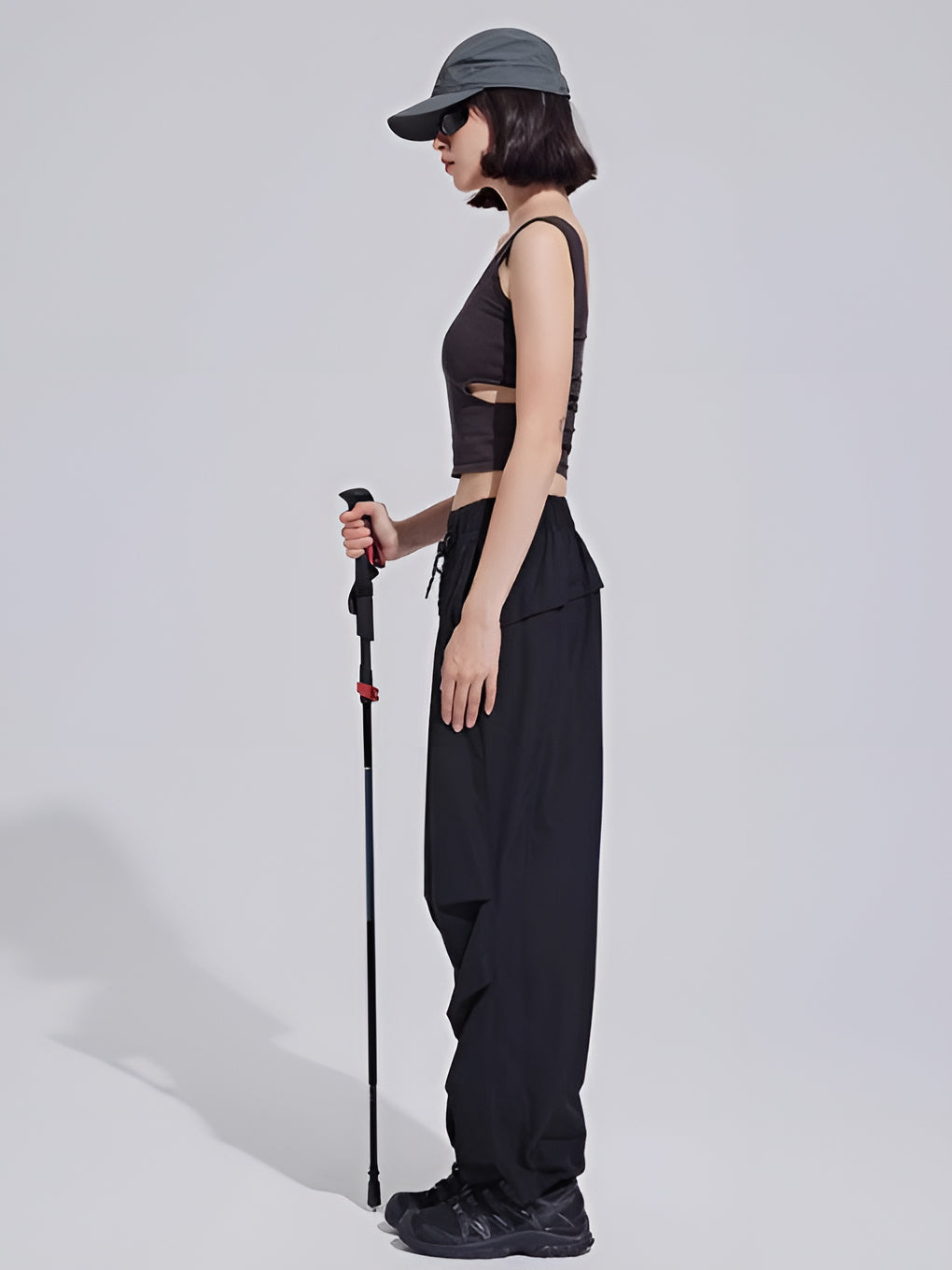 Quick-Drying Pleated Cargo Pants_BDHL6317