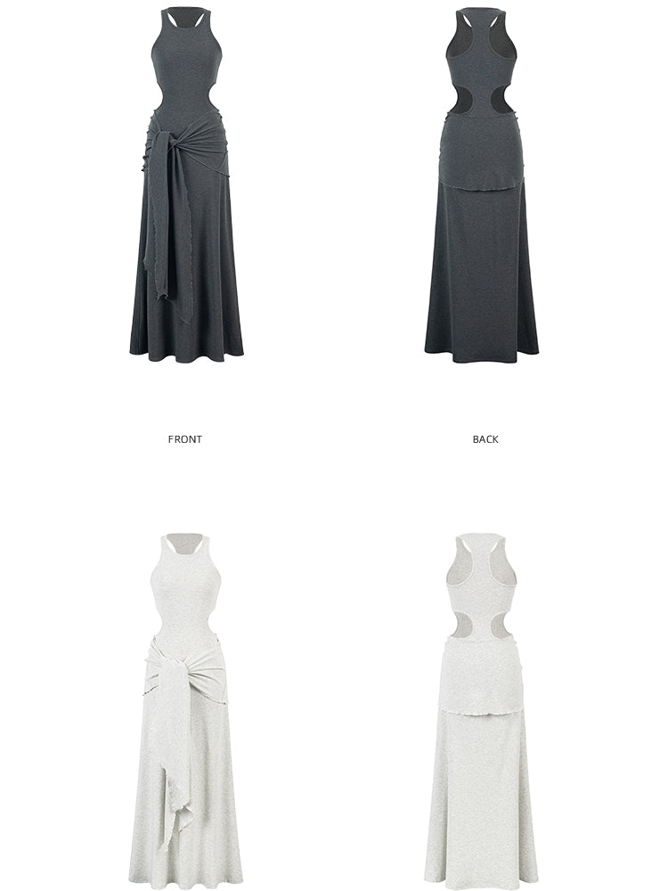Knit Backless Dress_BDHL7586
