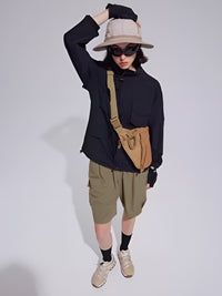 String-Adjustable Cargo Shorts_BDHL6314