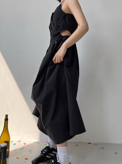 bellows fold camisole dress_BDHL4787