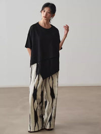 Ink Print Wide Leg Pants_BDHL4735