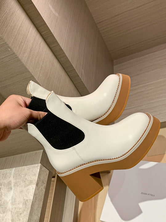 Waterproof platform short boots_BDHL5554 