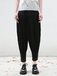 crumpled loose harem pants_BDHL4588