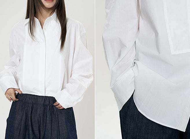 Simple Loose-Fitting Shirt_BDHL7049