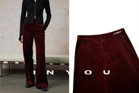 Corduroy Straight Wide Pants_BDHL6660