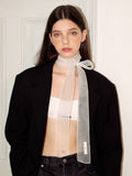 Slender Sheer Silk Scarf_BDHL7445