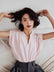 Shoulder Pleats French Sleeve Shirt_BDHL4750 main image 0