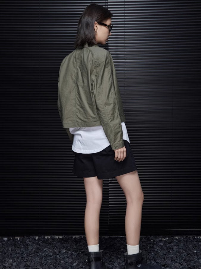 Notched lapel short jacket_BDHL4705