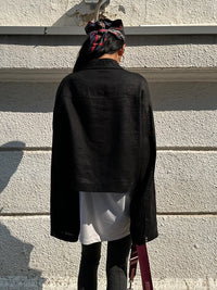 Short linen jacket_BDHL4983