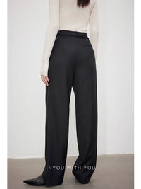 Cutaway Waist Wide Leg Pants_BDHL4907