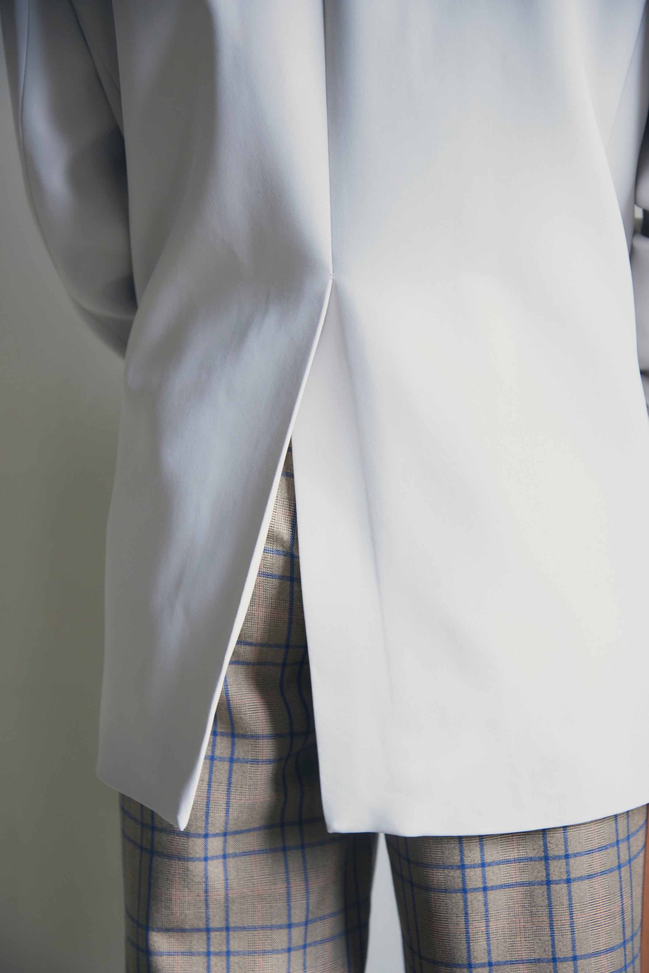 [In Stock] Oversized Open-Front Collarless Jacket_LCHK158/HL9673