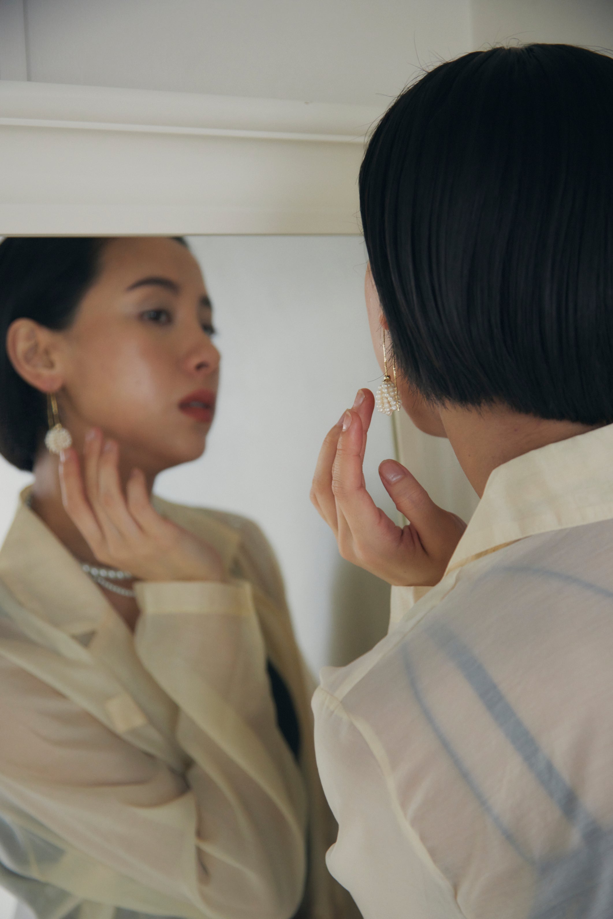 在庫限り早い者勝ち【即納】Sheer Tailored Jacket_LCHK310