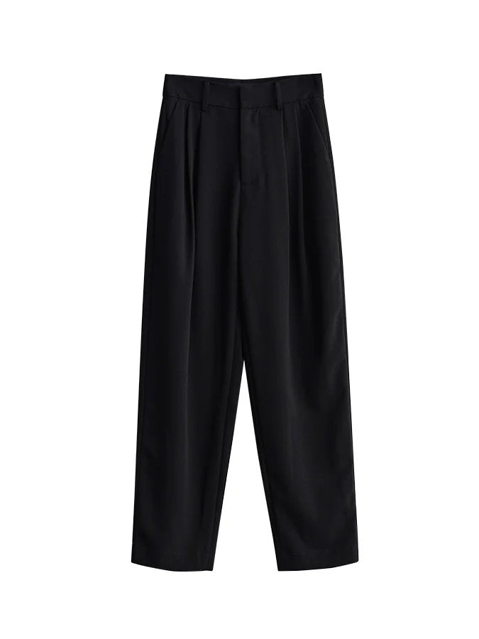 Slacks Tucked ankle pants_BDHL4790