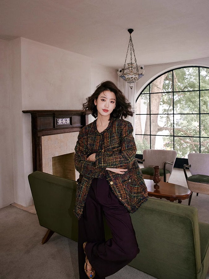 Check tweed jacket or shorts_BDHL4930