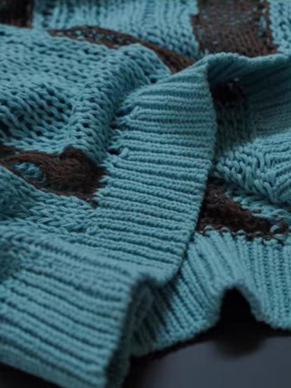 Damaged knit pullover_BDHL4848