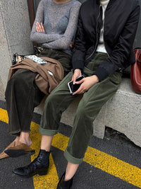 Corduroy cigarette pants_BDHL5129