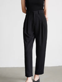 Slacks Tucked ankle pants_BDHL4790