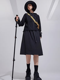 Quick-Drying Cargo Midi Skirt_BDHL6309