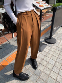 Waist tuck tapered pants_BDHL4982