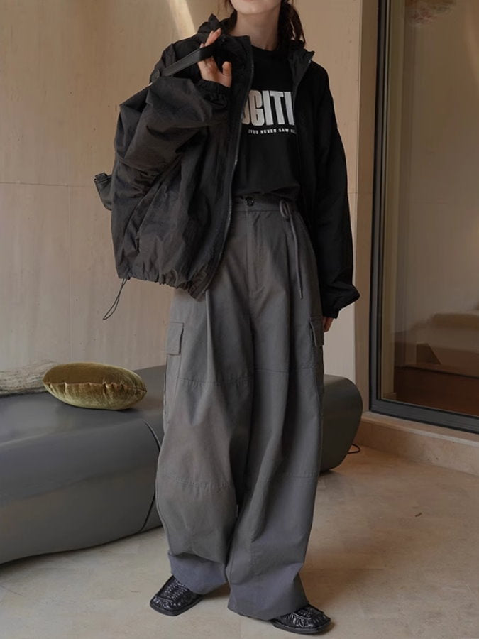 High-waisted cargo pants_BDHL4989