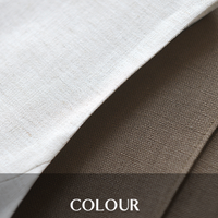 Short linen thin V-neck vest_BDHL5886