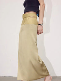 Waist Side Slit Tight Skirt_BDHL4799