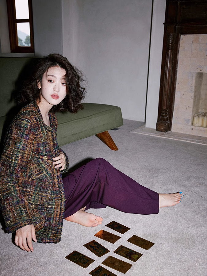 Check tweed jacket or shorts_BDHL4930