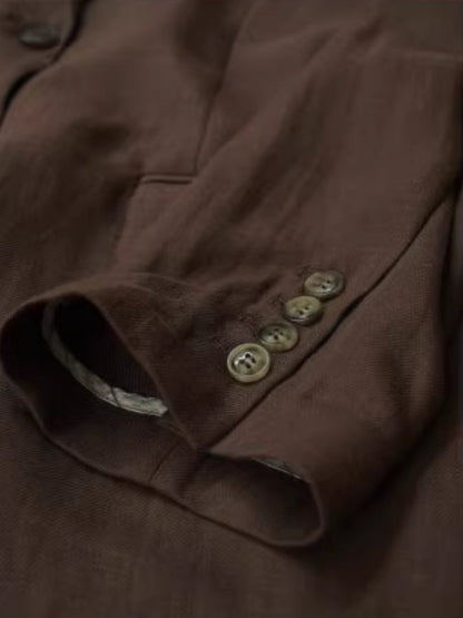 Tencel Linen Tailored Jacket_BDHL4798