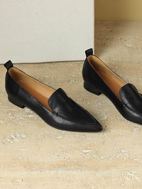 Shallow Pointed Flat Shoes_BDHL7074