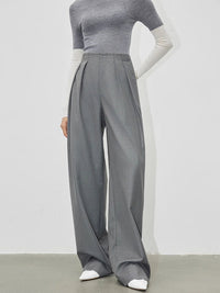 Double tuck pleated pants_BDHL5112