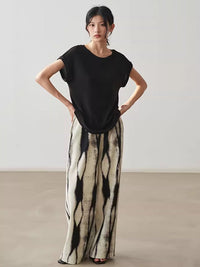 Ink Print Wide Leg Pants_BDHL4735