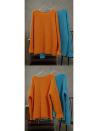 Mohair rib knit sweater_BDHL4993